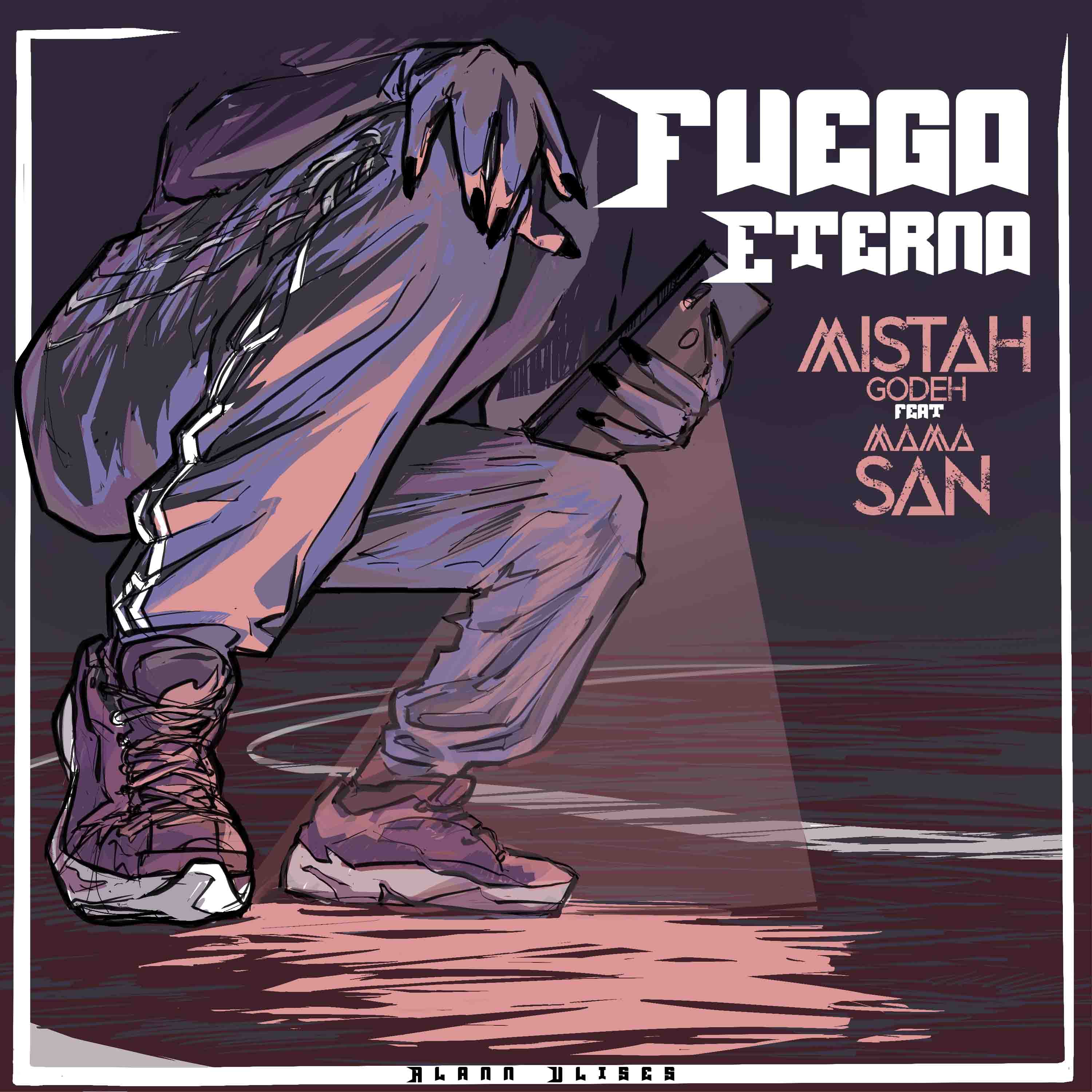 Mistah Godeh_fuego eterno portada Mistah Godeh_fuego eterno portada